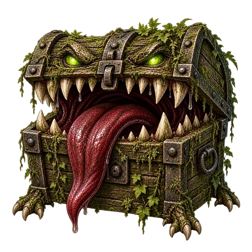 Claimed mimic chest full of loot